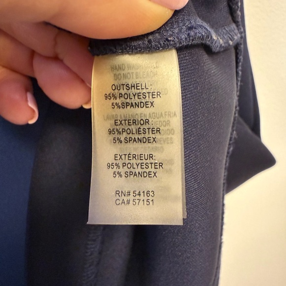 Guess Los Angeles Navy Cap Sleeve Lace Illusion Sheath Dress Women’s Size 4 - Picture 11 of 11